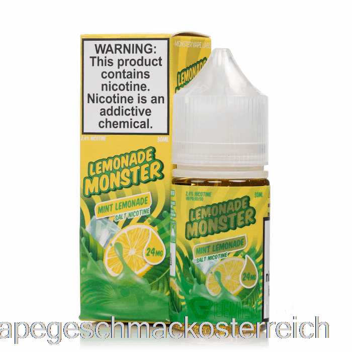 Minze – Limonade-Monstersalze – 30 Ml, 24 Mg Vape-Geschmack